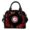 Valentine Rose With Thorns Alabama Crimson Tide Shoulder Handbags