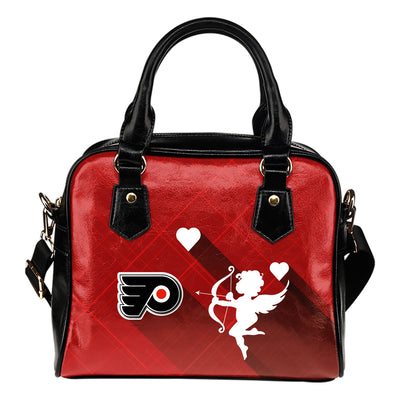 Superior Cupid Love Delightful Philadelphia Flyers Shoulder Handbags