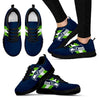 Three Colors Vertical Seattle Seahawks Sneakers