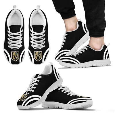 Lovely Curves Stunning Logo Icon Vegas Golden Knights Sneakers