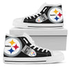 Straight Outta Pittsburgh Steelers High Top Shoes