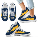 Gorgeous Nashville Predators Sneakers Thunder Lightning Amazing Logo