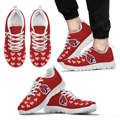 Love Extreme Emotion Pretty Logo Ball State Cardinals Sneakers