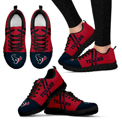 Line Stripe Logo Bottom Houston Texans Sneakers