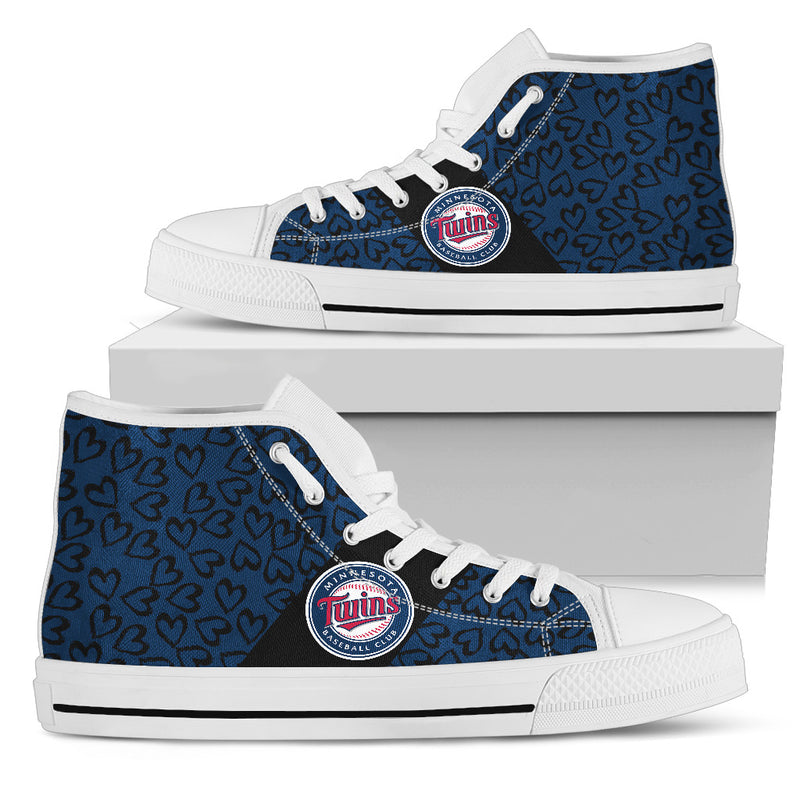 Perfect Cross Color Absolutely Nice Minnesota Twins High Top Shoes