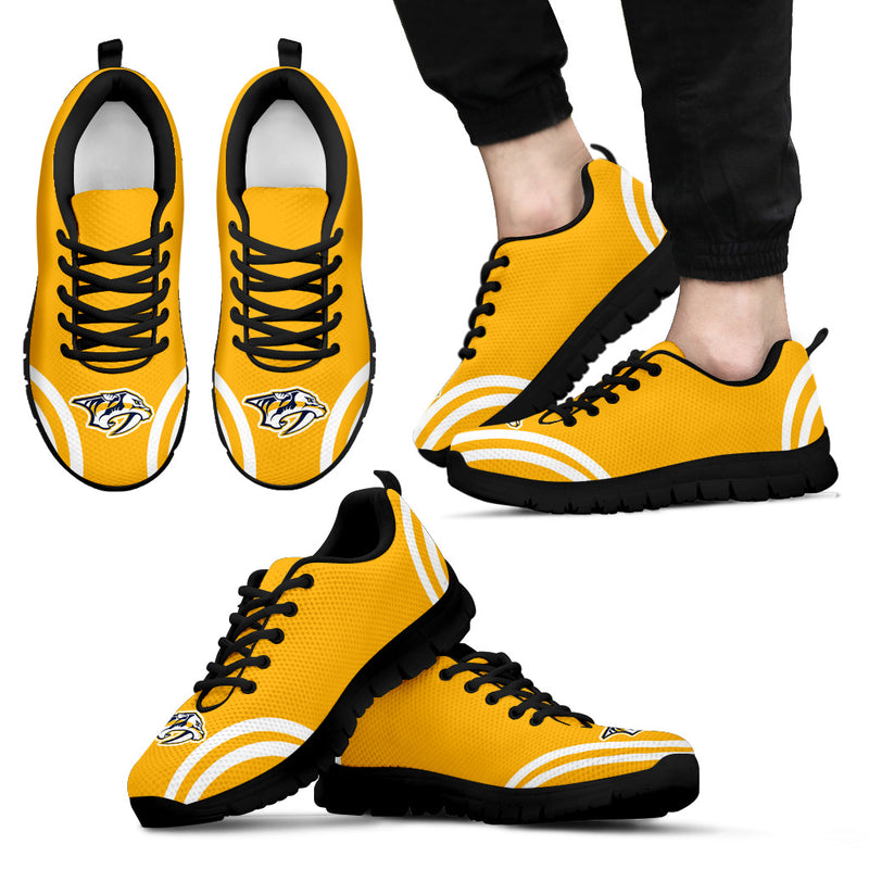 Lovely Curves Stunning Logo Icon Nashville Predators Sneakers