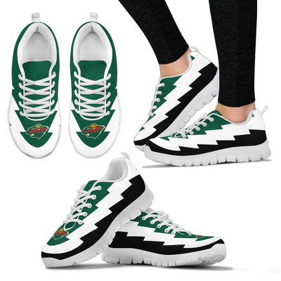 Jagged Saws Creative Draw Minnesota Wild Sneakers