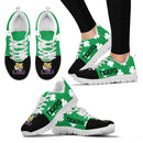 Green Color St. Patrick's Day Graceful LSU Tigers Sneakers