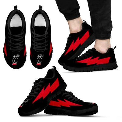 Perfect Cincinnati Bearcats Sneakers Thunder Lightning Amazing Logo