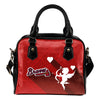 Superior Cupid Love Delightful Atlanta Braves Shoulder Handbags