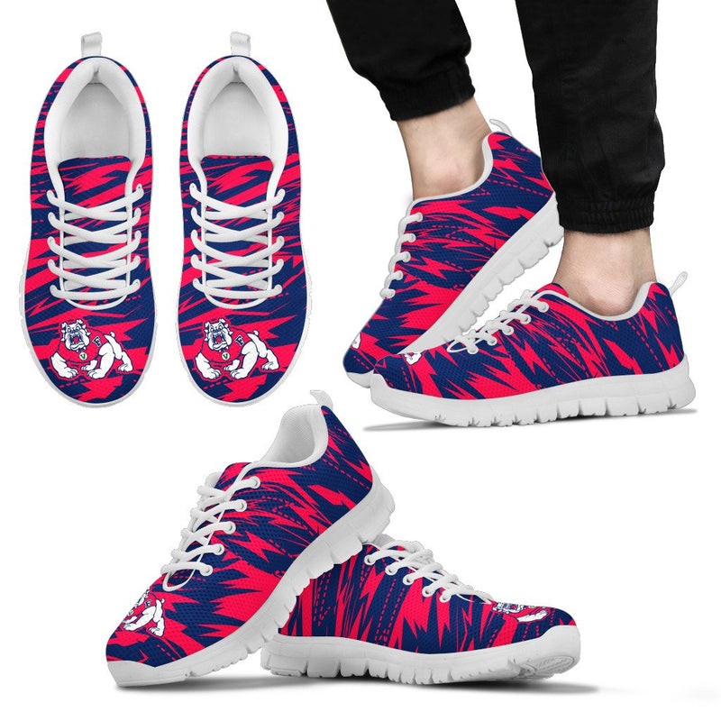 Brush Strong Cracking Comfortable Fresno State Bulldogs Sneakers