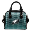 Nice Little Logo Philadelphia Eagles Shoulder Handbags