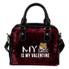 My Perfectly Love Valentine Fashion LSU Tigers Shoulder Handbags