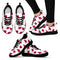 Sweeten Dreamy Love Pattern With Logo Carolina Panthers Sneakers
