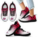 Leopard Pattern Awesome Fresno State Bulldogs Sneakers