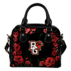 Valentine Rose With Thorns Bowling Green Falcons Shoulder Handbags