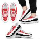 Super Beautiful SMU Mustangs Sneakers Jagged Saws Creative Draw