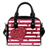 Sweet Romantic Love Frames Los Angeles Chargers Shoulder Handbags