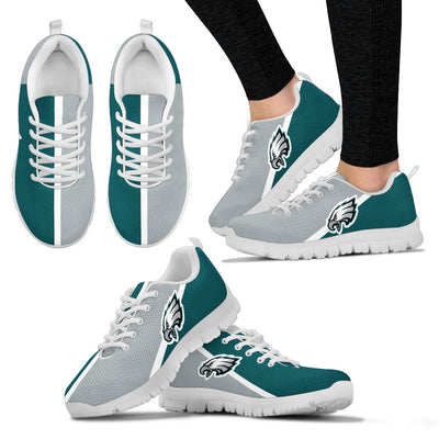 Dynamic Aparted Colours Beautiful Logo Philadelphia Eagles Sneakers