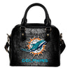 Wall Break Miami Dolphins Shoulder Handbags Women Purse