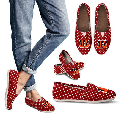 Red Valentine Cosy Atmosphere Cincinnati Bengals Casual Shoes ver 2