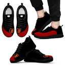 Valentine Love Red Colorful Baltimore Orioles Sneakers