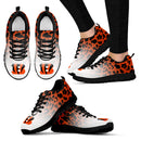 Leopard Pattern Awesome Cincinnati Bengals Sneakers