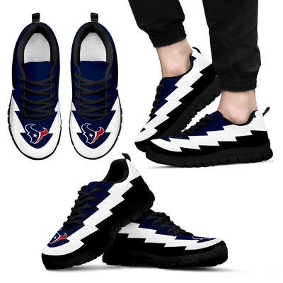 Jagged Saws Creative Draw Houston Texans Sneakers