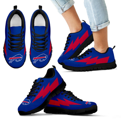 Colorful Buffalo Bills Sneakers Thunder Lightning Amazing Logo