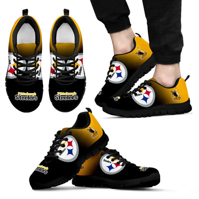 Colorful Unofficial Pittsburgh Steelers Sneakers