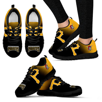 Colorful Unofficial Pittsburgh Pirates Sneakers