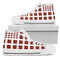 Nice Los Angeles Dodgers High Top Shoes Chocolate Lovely Gift Valentine