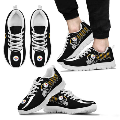 Vintage Four Flags With Streaks Pittsburgh Steelers Sneakers