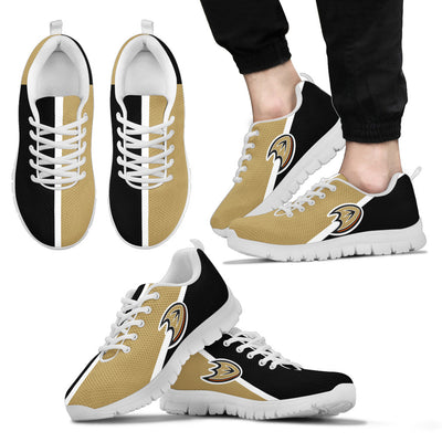 Dynamic Aparted Colours Beautiful Logo Anaheim Ducks Sneakers