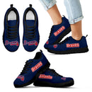 Magnificent Atlanta Braves Amazing Logo Sneakers