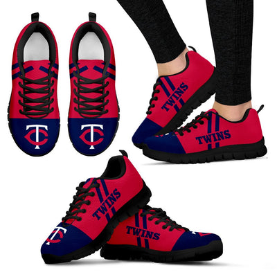 Line Stripe Logo Bottom Minnesota Twins Sneakers