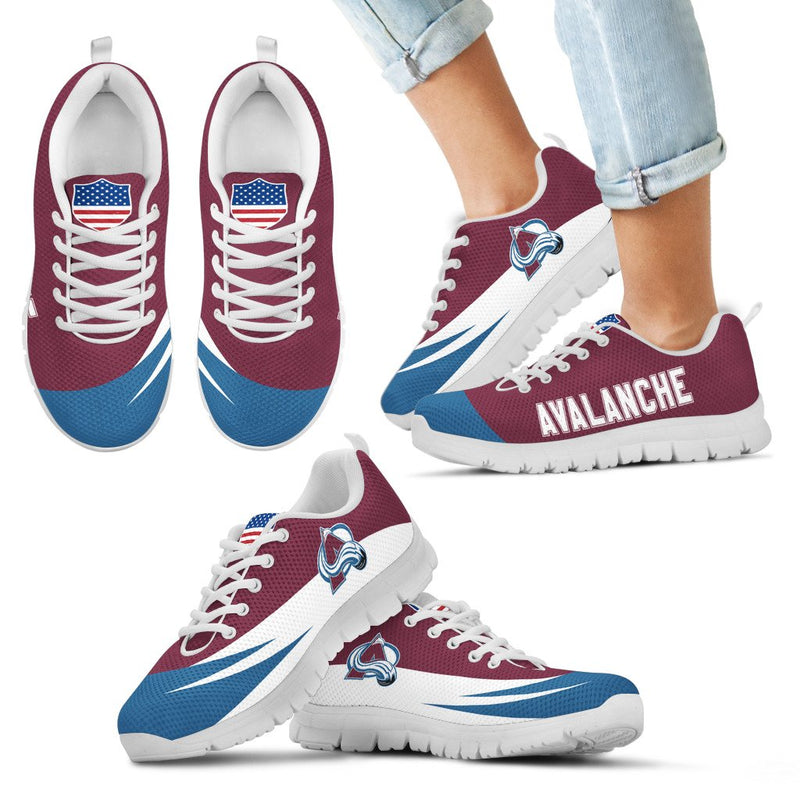 Awesome Gift Logo Colorado Avalanche Sneakers