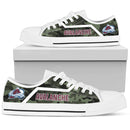 Simple Camo Colorado Avalanche Low Top Shoes