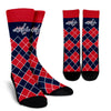 Gorgeous Washington Capitals Argyle Socks