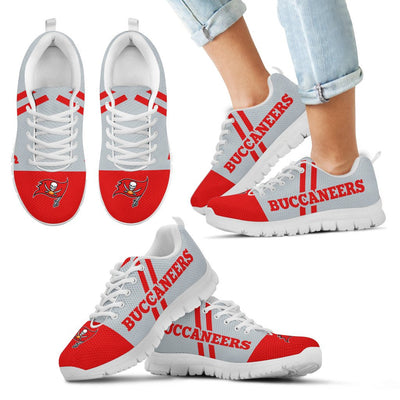 Line Stripe Logo Bottom Tampa Bay Buccaneers Sneakers