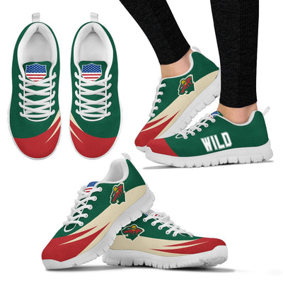 Awesome Gift Logo Minnesota Wild Sneakers