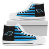 American Flag Carolina Panthers High Top Shoes