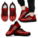 Love Extreme Emotion Pretty Logo Baltimore Ravens Sneakers
