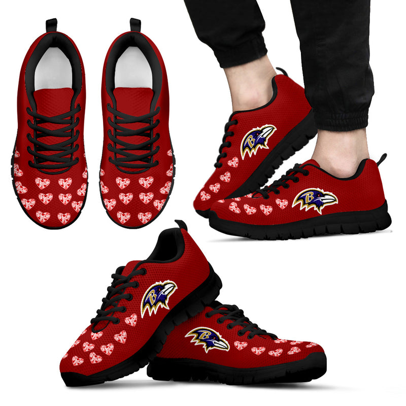 Love Extreme Emotion Pretty Logo Baltimore Ravens Sneakers