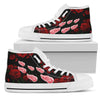 Lovely Rose Thorn Incredible Detroit Red Wings High Top Shoes