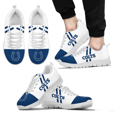 Line Stripe Logo Bottom Indianapolis Colts Sneakers