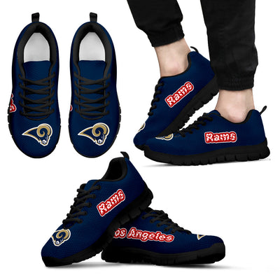 Magnificent Los Angeles Rams Amazing Logo Sneakers