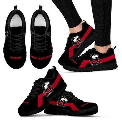 Northern Illinois Huskies Line Logo Sneakers