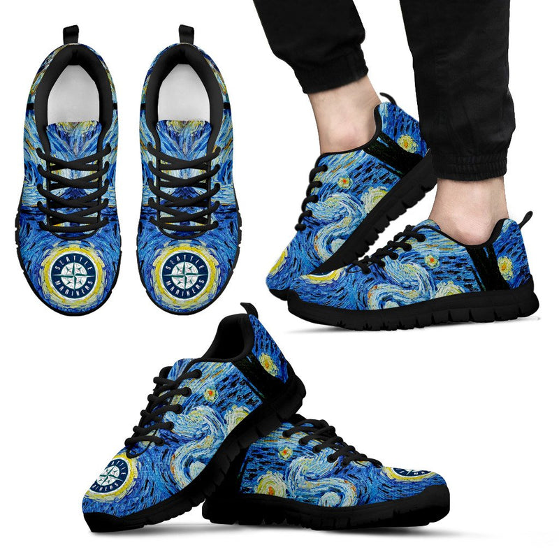 Sky Style Art Nigh Exciting Seattle Mariners Sneakers