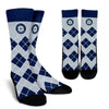 Gorgeous Seattle Mariners Argyle Socks